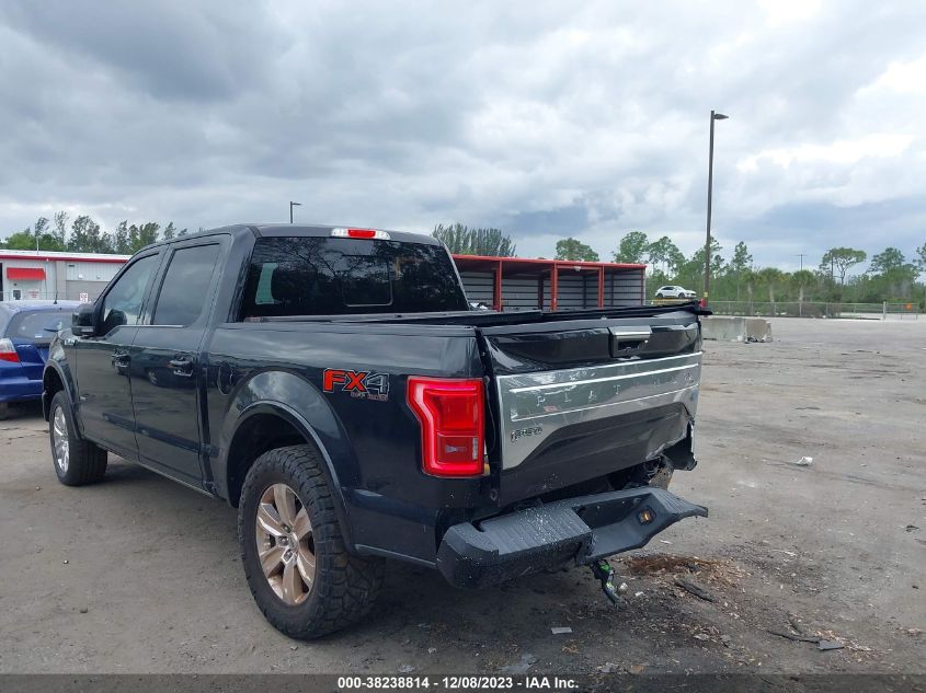 2015 FORD F-150 PLATINUM - 1FTEW1EG5FFC52848