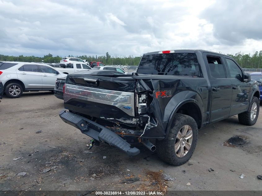 2015 FORD F-150 PLATINUM - 1FTEW1EG5FFC52848