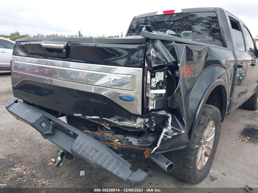 2015 FORD F-150 PLATINUM - 1FTEW1EG5FFC52848