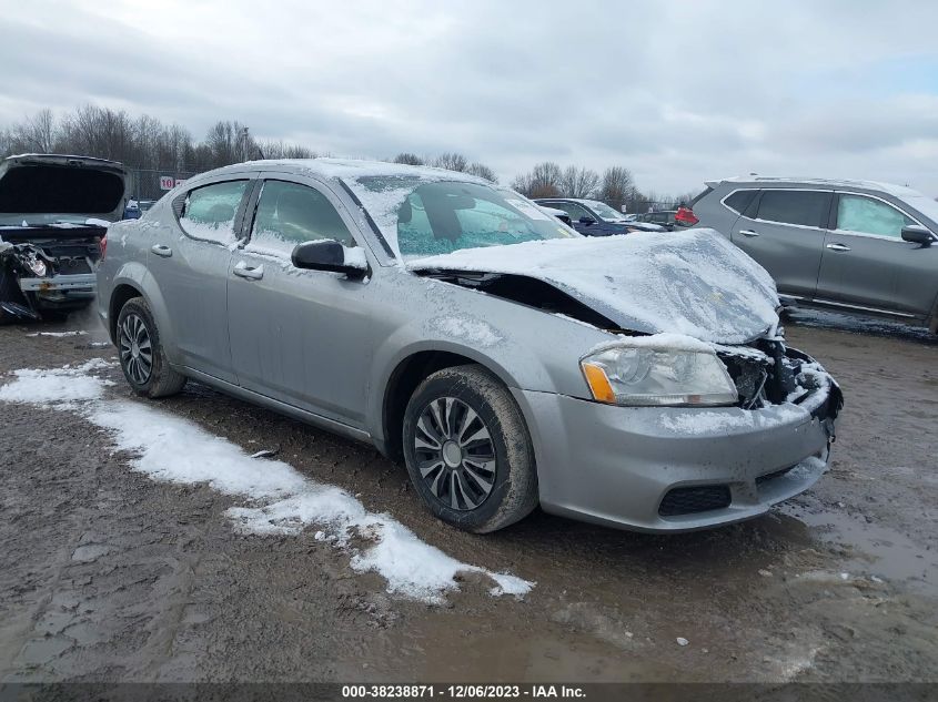 2014 DODGE AVENGER SE - 1C3CDZAB3EN127121