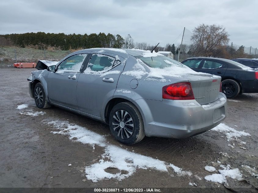 2014 DODGE AVENGER SE - 1C3CDZAB3EN127121