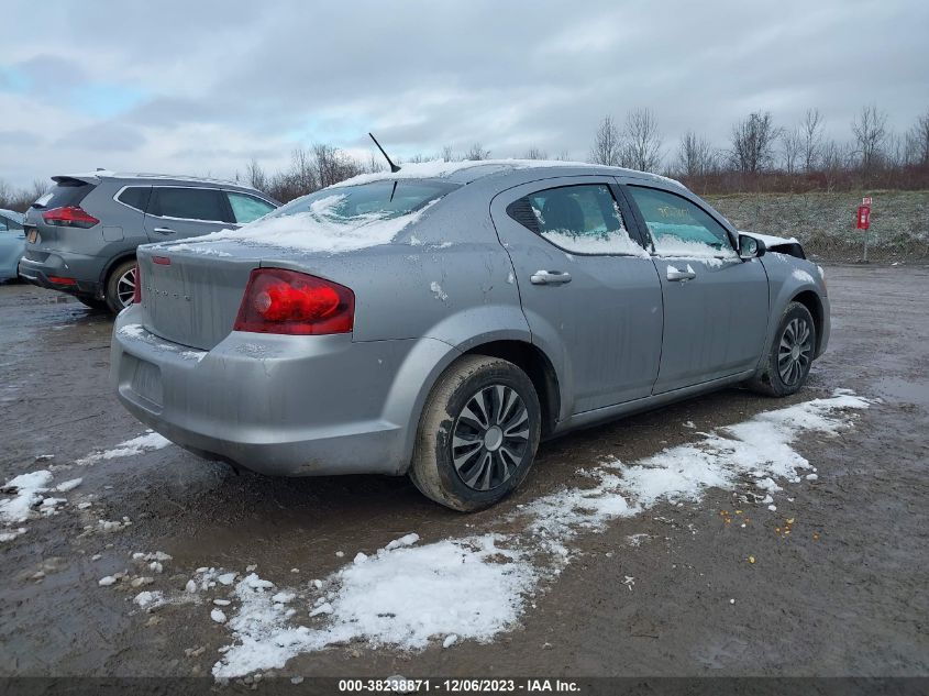 2014 DODGE AVENGER SE - 1C3CDZAB3EN127121