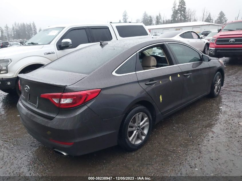 2017 HYUNDAI SONATA SE - 5NPE24AF4HH437041