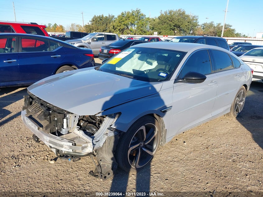 VIN 1HGCV1F36NA100158 2022 HONDA ACCORD SPORT
