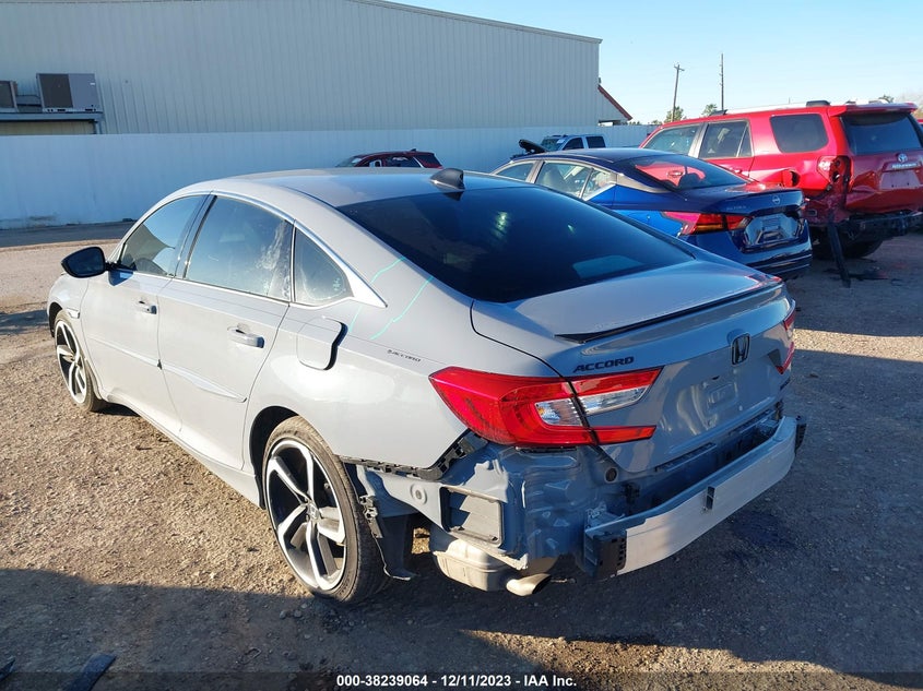 VIN 1HGCV1F36NA100158 2022 HONDA ACCORD SPORT