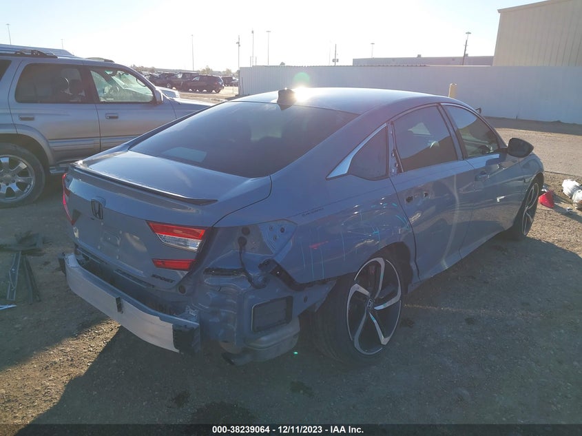 VIN 1HGCV1F36NA100158 2022 HONDA ACCORD SPORT