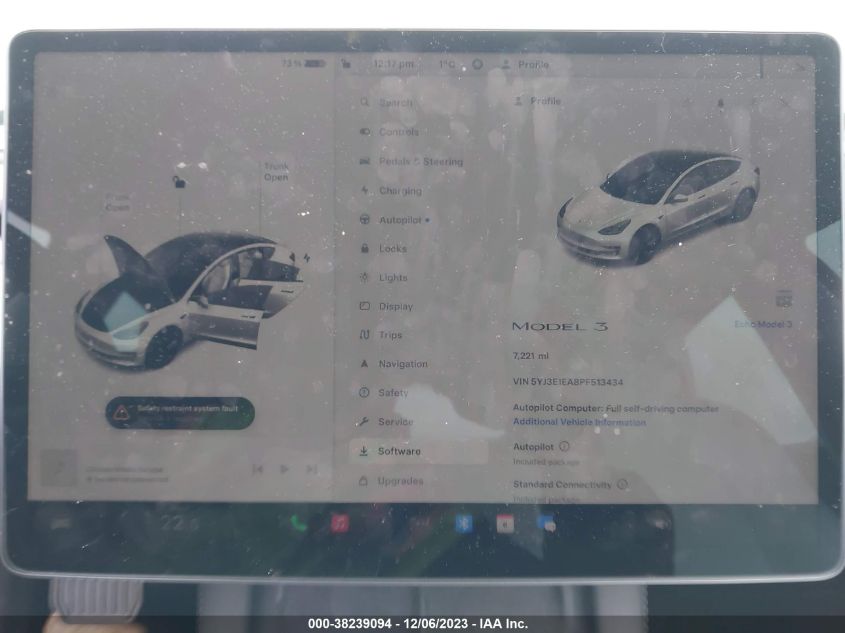 2023 TESLA MODEL 3 - 5YJ3E1EA8PF513434