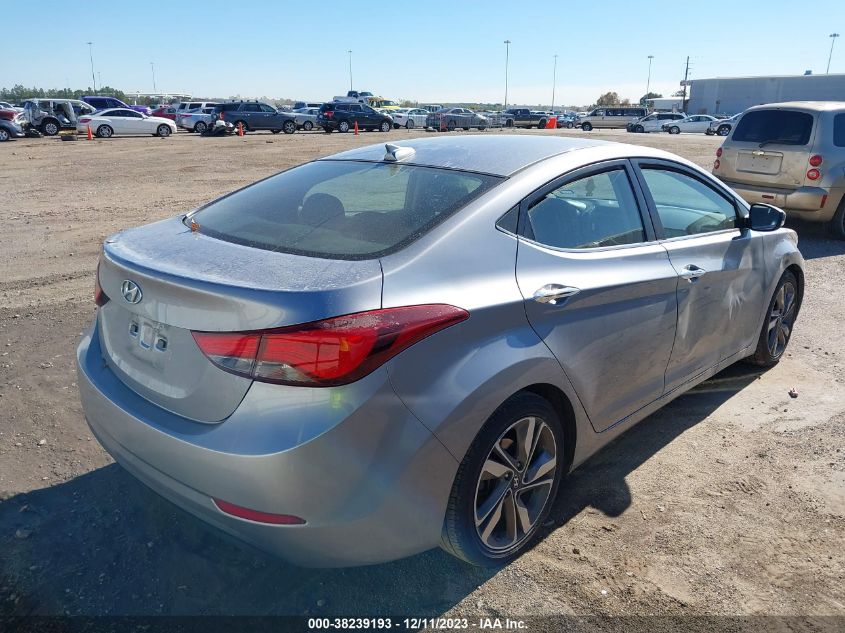 2016 HYUNDAI ELANTRA LIMITED - 5NPDH4AE5GH688652