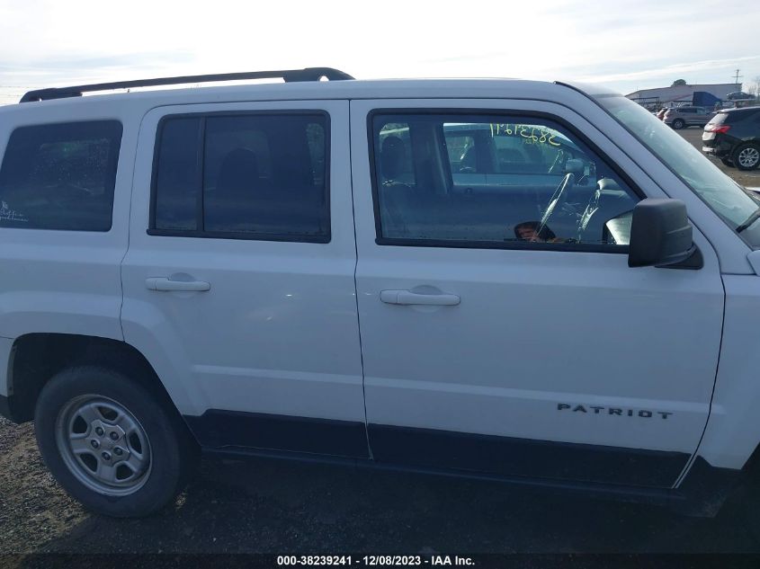 2016 JEEP PATRIOT SPORT - 1C4NJRBBXGD782817