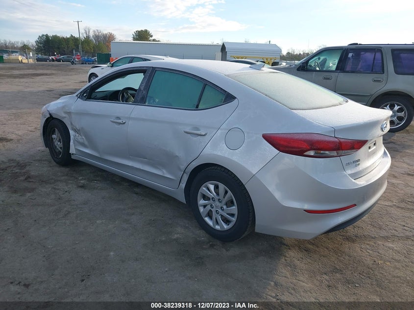 VIN KMHD74LF5HU075121 2017 HYUNDAI ELANTRA SE