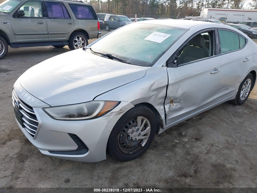 VIN KMHD74LF5HU075121 2017 HYUNDAI ELANTRA SE