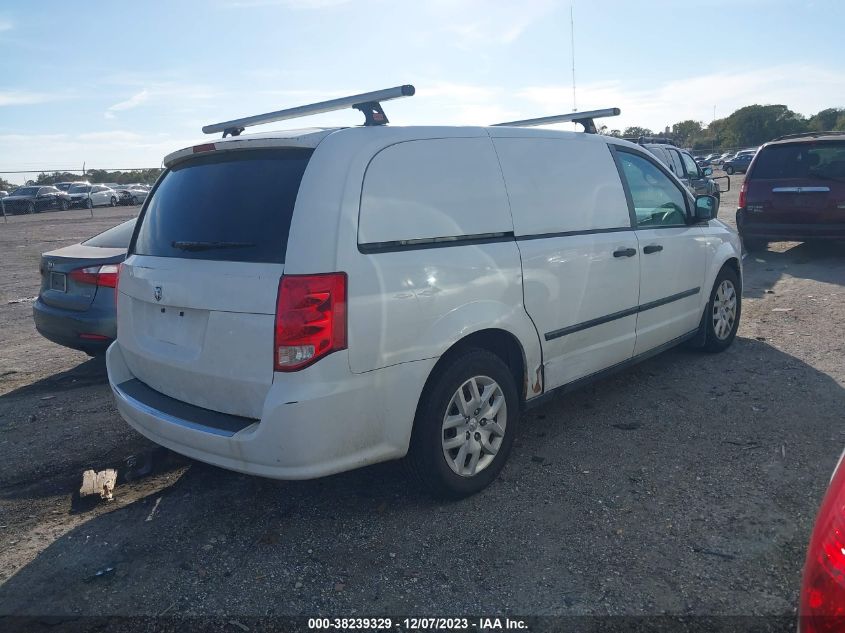 2014 RAM CARGO TRADESMAN 2C4JRGAG8ER180324