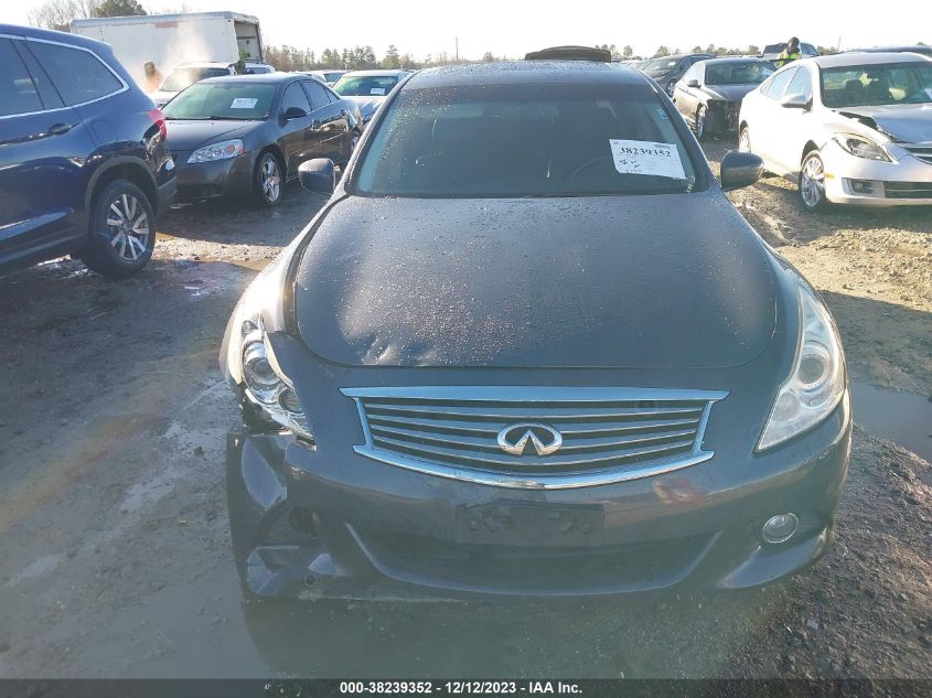 2013 INFINITI G37X X - JN1CV6AR1DM354822