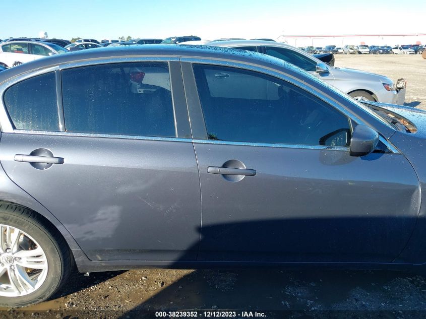 2013 INFINITI G37X X - JN1CV6AR1DM354822