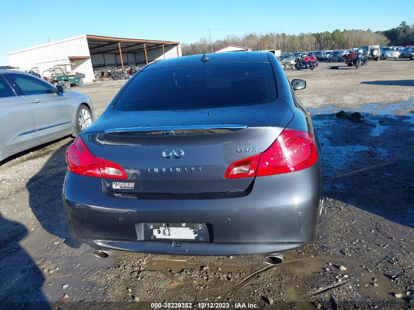 2013 INFINITI G37X X - JN1CV6AR1DM354822