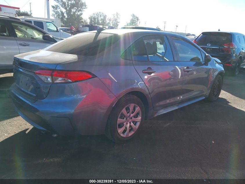 VIN JTDEPMAE1MJ169706 2021 TOYOTA COROLLA LE