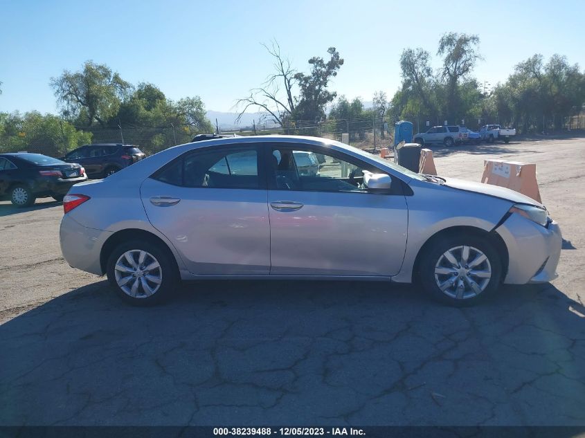 2016 TOYOTA COROLLA LE - 5YFBURHE3GP511249