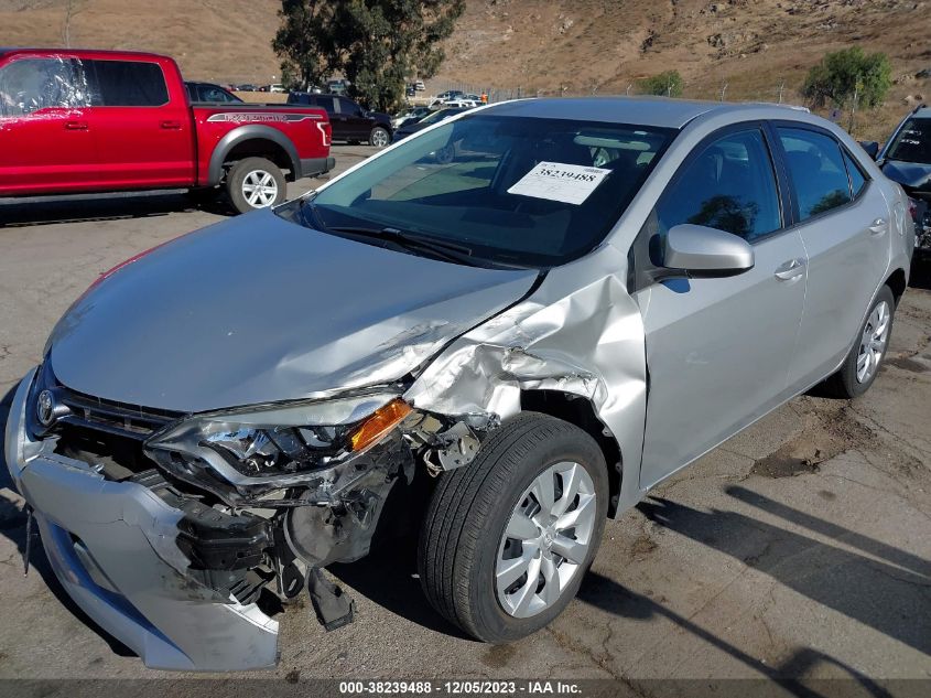 2016 TOYOTA COROLLA LE - 5YFBURHE3GP511249