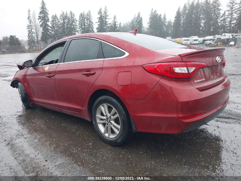 2016 HYUNDAI SONATA SE - 5NPE24AF2GH296002