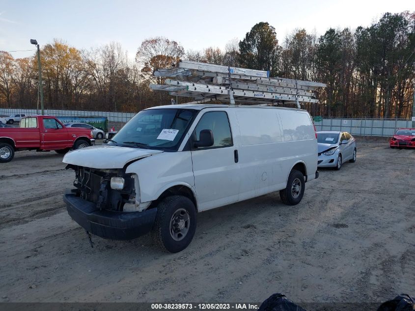2016 CHEVROLET EXPRESS 2500 WORK VAN - 1GCWGAFF6G1214437