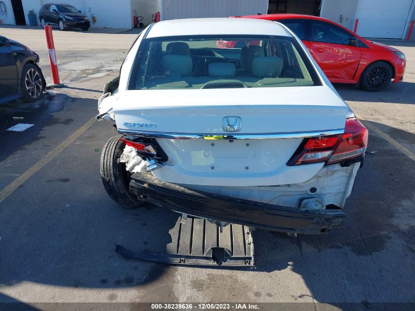 2015 HONDA CIVIC LX - 19XFB2F5XFE009016