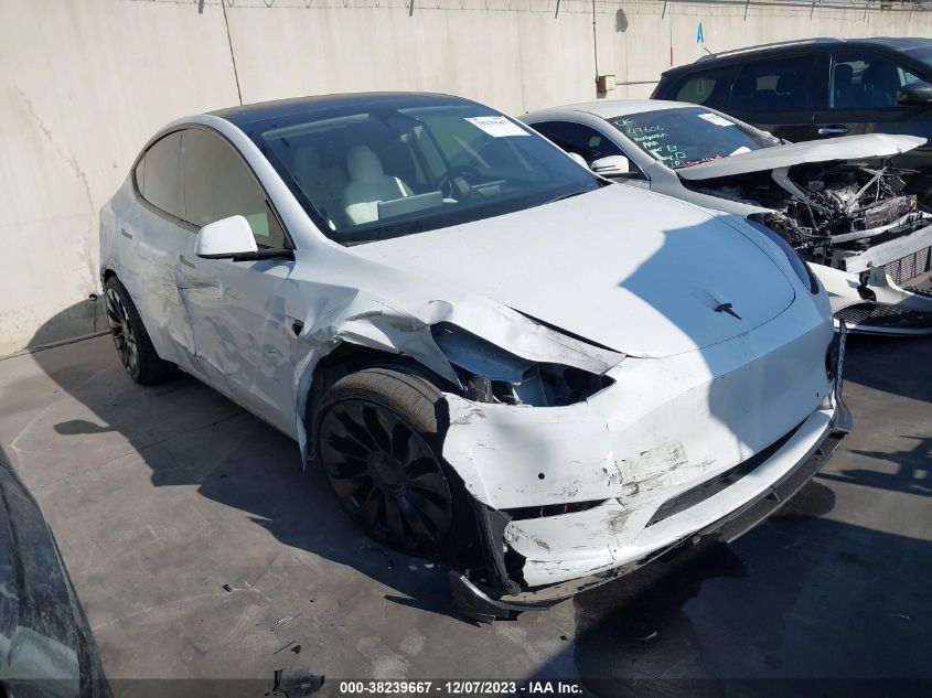 2022 TESLA MODEL Y PERFORMANCE DUAL MOTOR - 7SAYGDEFXNF530569