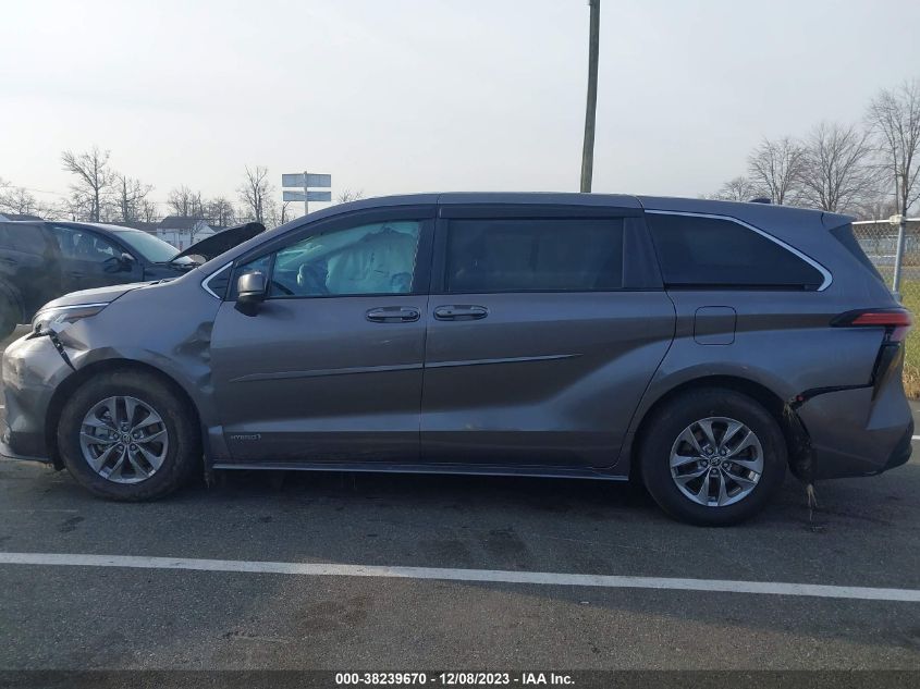 2021 TOYOTA SIENNA LE - 5TDKRKEC8MS032369