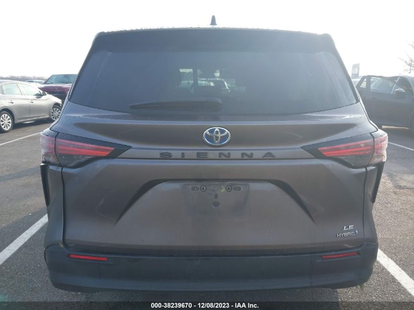 2021 TOYOTA SIENNA LE - 5TDKRKEC8MS032369