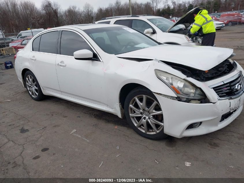 2013 INFINITI G37X - JN1CV6AR2DM758888