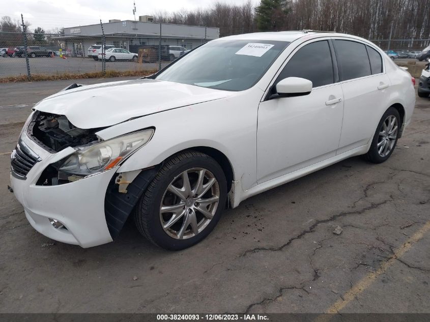 2013 INFINITI G37X - JN1CV6AR2DM758888