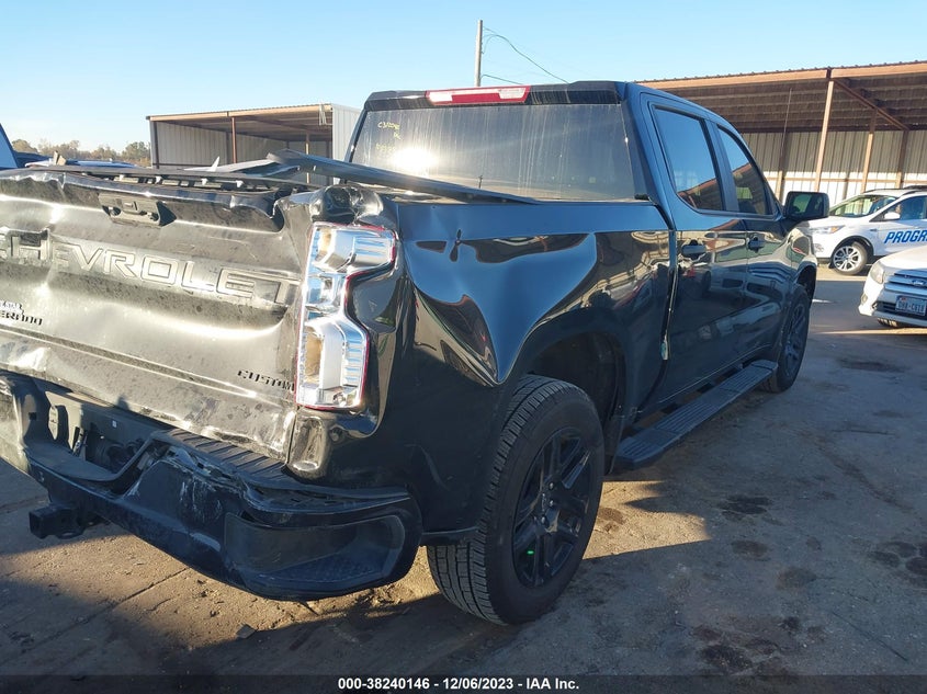 VIN 1GCPABEK3RZ103763 2024 CHEVROLET SILVERADO 1500 2WD  SHORT BED CUSTOM
