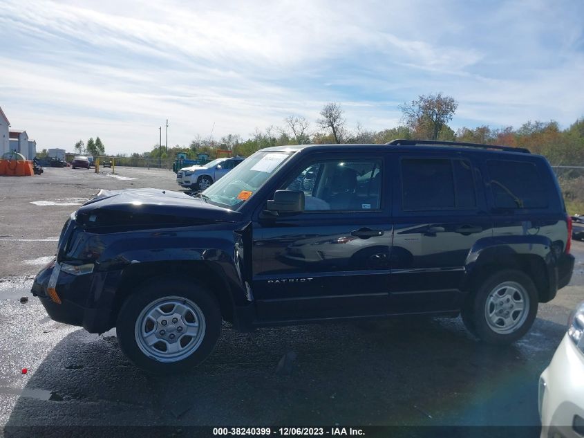 2014 JEEP PATRIOT SPORT - 1C4NJPBA0ED691385