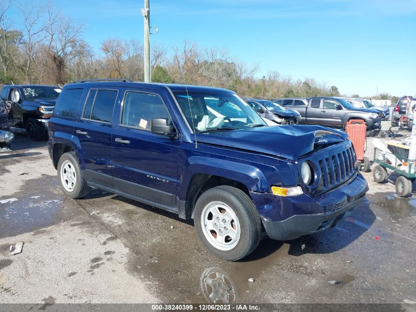 2014 JEEP PATRIOT SPORT - 1C4NJPBA0ED691385