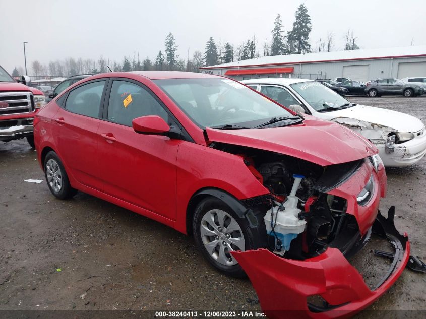 2016 HYUNDAI ACCENT SE - KMHCT4AE0GU112172