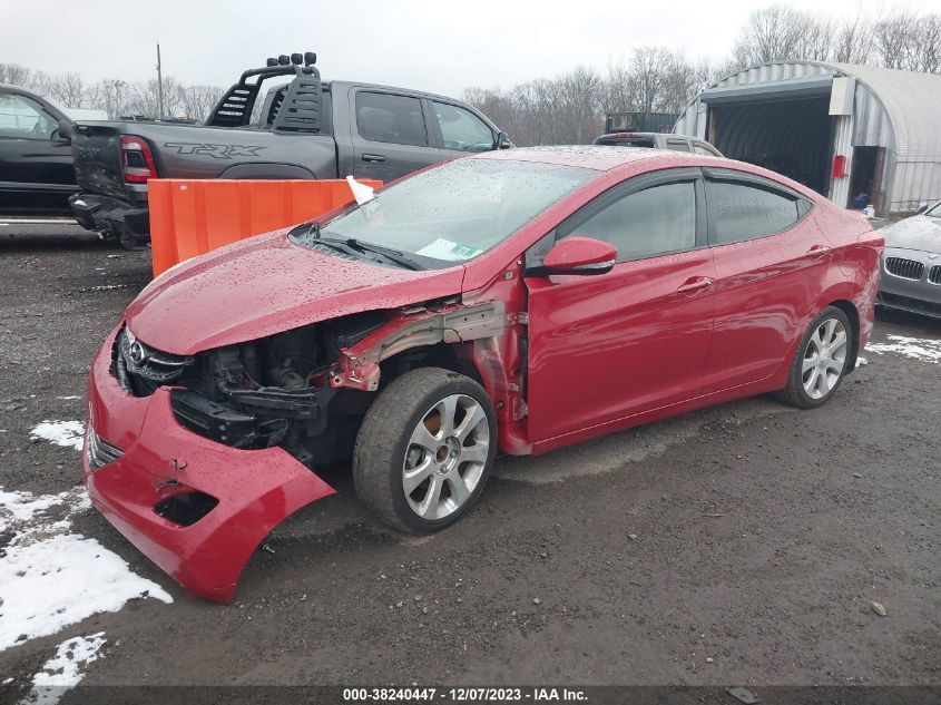 2013 HYUNDAI ELANTRA LIMITED (ULSAN PLANT) - KMHDH4AE7DU940415