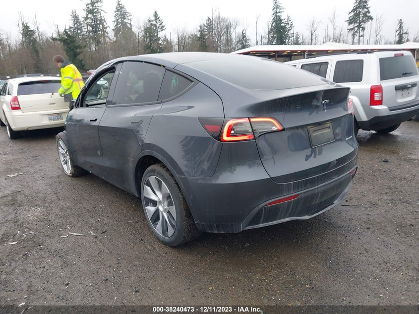 VIN 7SAYGDEE9NF533860 2022 TESLA MODEL Y LONG RANGE DUAL MOTOR ALL-WHEEL DRIVE