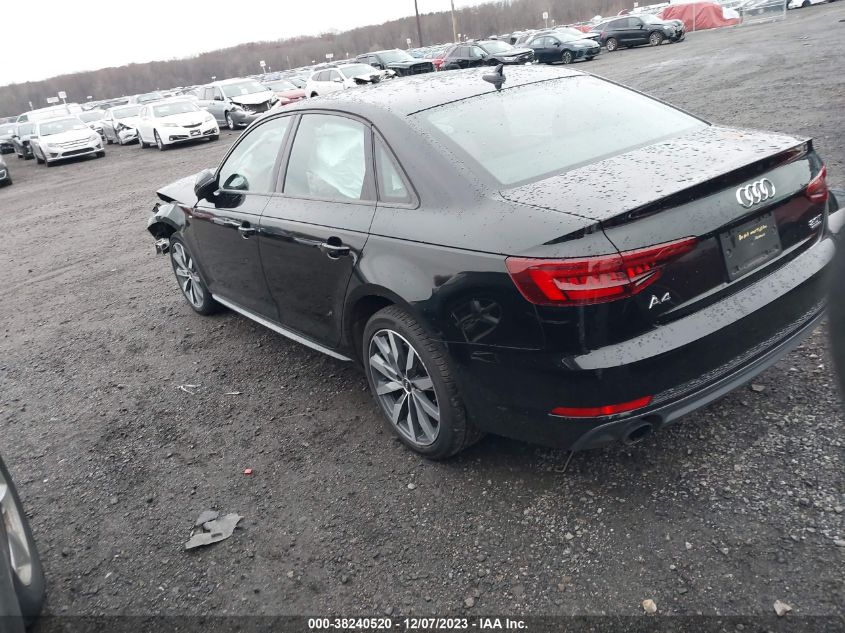 2018 AUDI A4 PREMIUM - WAUDNAF46JN017633