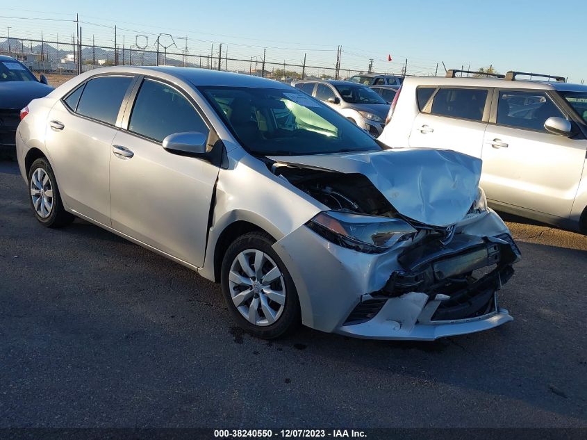 2016 TOYOTA COROLLA LE - 2T1BURHE4GC691227