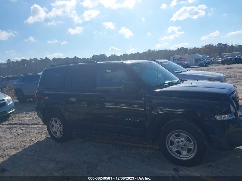 2015 JEEP PATRIOT SPORT - 1C4NJRBB6FD134910