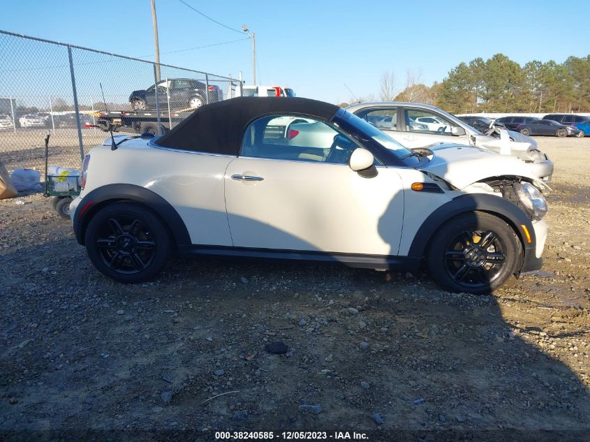 2015 MINI ROADSTER COOPER WMWSY1C50FT626179