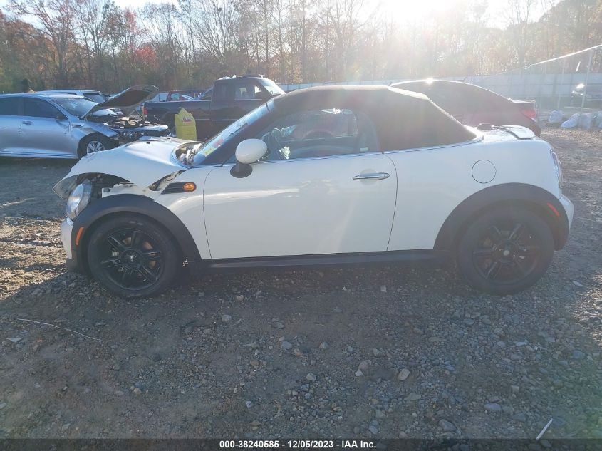 2015 MINI ROADSTER COOPER WMWSY1C50FT626179