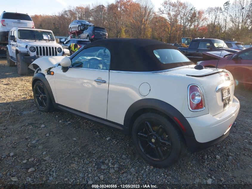 2015 MINI ROADSTER COOPER WMWSY1C50FT626179