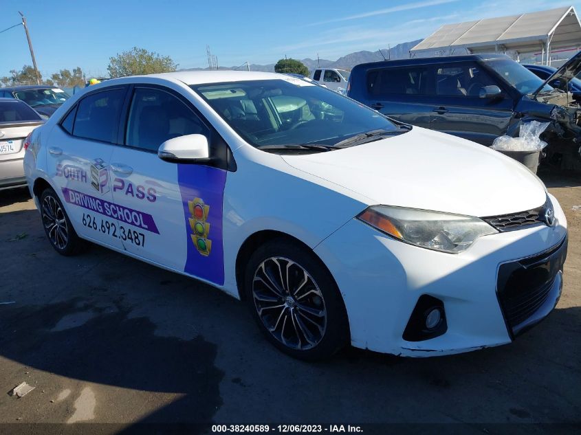 2015 TOYOTA COROLLA S PLUS - 5YFBURHE4FP235291