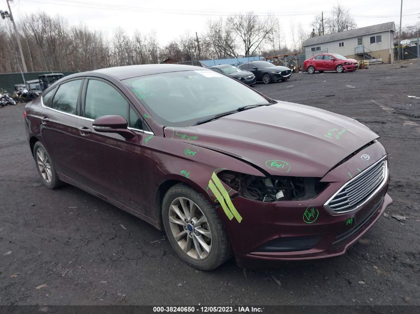 2017 FORD FUSION SE - 3FA6P0H79HR137205