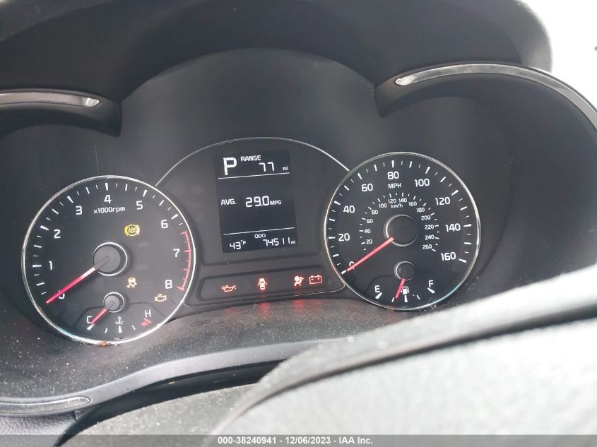 2017 KIA FORTE LX - 3KPFK4A78HE056875
