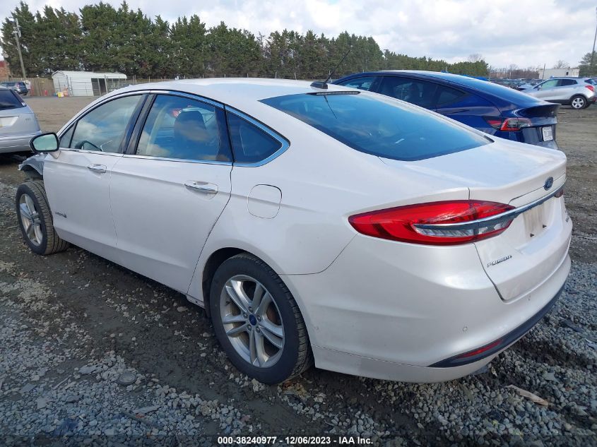 2018 FORD FUSION HYBRID SE - 3FA6P0LU5JR153436