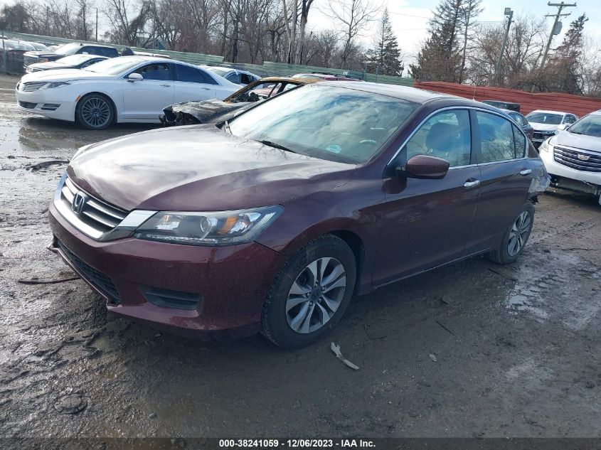 2013 HONDA ACCORD LX - 1HGCR2F35DA169366