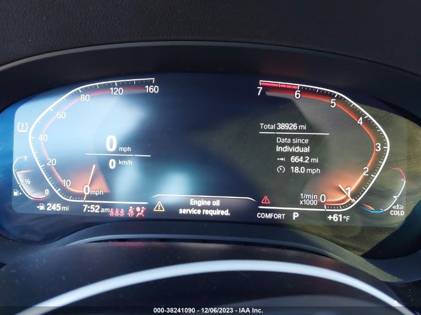 2023 BMW 530I WBA53BH03PWX92629