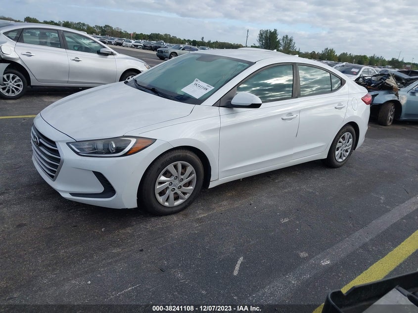 VIN 5NPD74LF5HH110299 2017 HYUNDAI ELANTRA SE