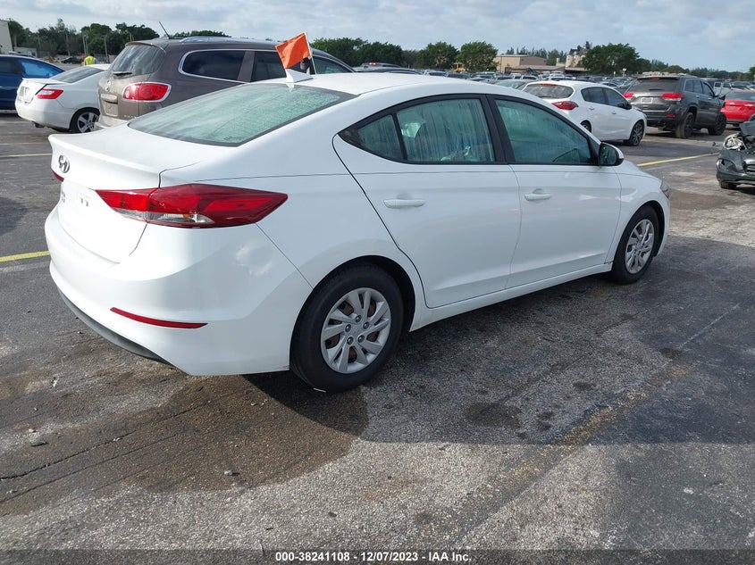 VIN 5NPD74LF5HH110299 2017 HYUNDAI ELANTRA SE